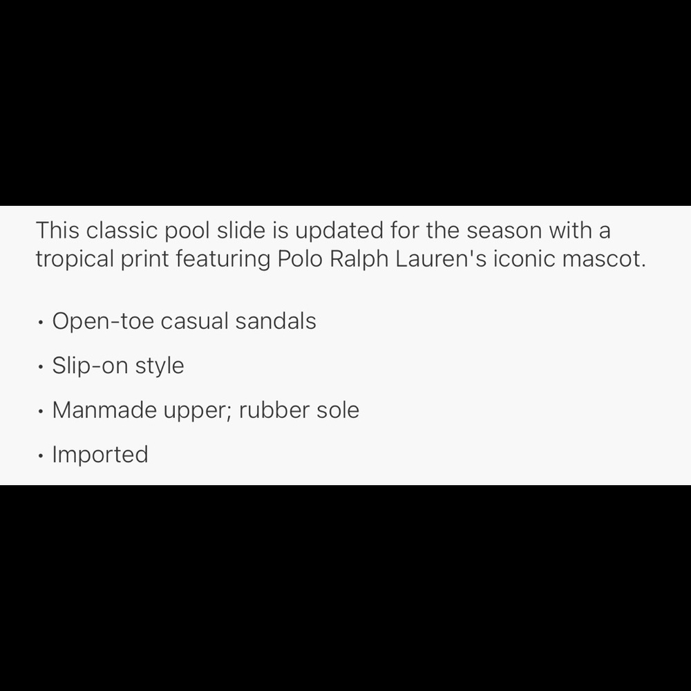 Mens Polo RL CAYSON SLides - Picture 6 of 8
